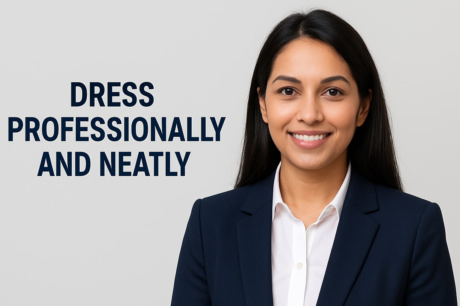 Dress Professionally and Neatly
