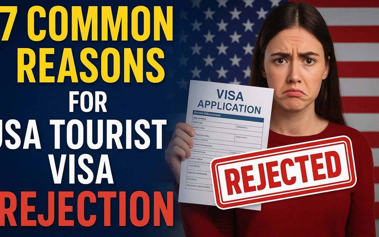 Top 7 Common Reasons for USA Tourist Visa Rejection | Visa Anchor Suggestions